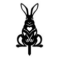 thumbnail image 1 of Christmas Savings Clearance! VWRXBZ Easter Bunny Acrylic Courtyard Decoration Garden Festival Decoration Card, 1 of 7