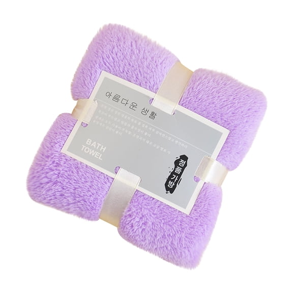 Christmas Savings Clearance!s! FELTREE Wash Cloths, Coral Velvet Towel Absorbent Towel for Washing Face Long Staple Cotton Wedding Towel