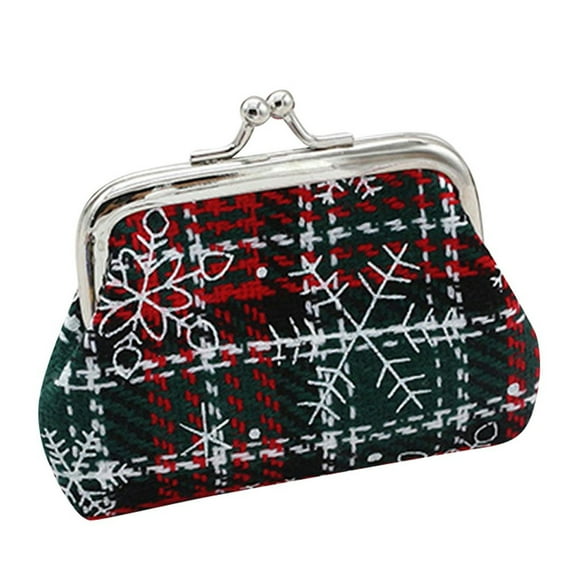 Christmas Savings! Dvkptbk Gift Bag Womens Christmas Small Wallet Holder Coin Purse Clutch Handbag Bag Gift Set