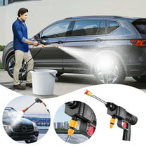CPROSP High Pressure Car Cleaning Gun Jet Cleaner, Car Interior Cleaner  Detailing Wash Gun, Wash Spray Bottle Nozzle with Metal Spinner