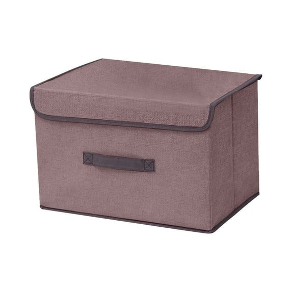 Christmas Savings! QTOCIO Organization And Storage, Cotton And Linen Cloth Covered Storage Box Clothing And Debris Storage Artifacts Household Daily Collapsible Washing Box