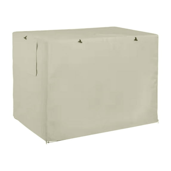 Christmas Savings! SHENGXINY Sun VisorCrate Cover,Dog Kennel Cover for Medium and Large Dog, Heavy Duty Oxford Fabric,Pet Kennel Cover Sun Protection,Dog Cage Cover with Mesh Window Beige