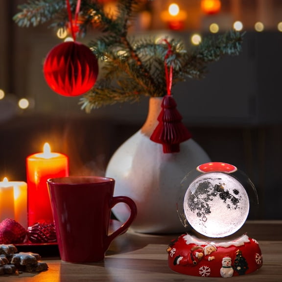 Christmas Savings asxite Christmas Decor,Christmas Decorations Christmas Crystal Night Light Home Decoration Ambient Light Novelty Crystal Ornaments