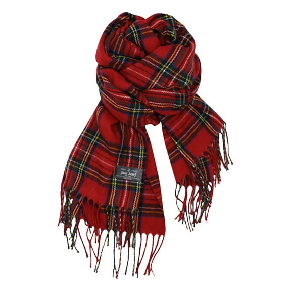 Christmas Scarf Scarf Women 2023 Winter New Style Korean All-matching Imitation Warm Year Shawl Collar