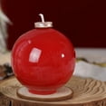 thumbnail image 1 of Christmas Scented Candle Ball, Festive Color Decorative Candle with Christmas Theme for Home Décor, Holiday Atmosphere DIY Aromatherapy Candle Ornament for 2025 Christmas Decoration, 1 of 6