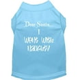 thumbnail image 1 of Dear Santa I Went with Naughty Screen Print Shirts Baby Blue XXXL (20), 1 of 11