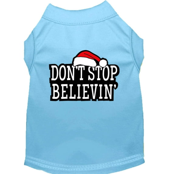 Don't Stop Believin' Screenprint Shirts Baby Blue XXXL (20)