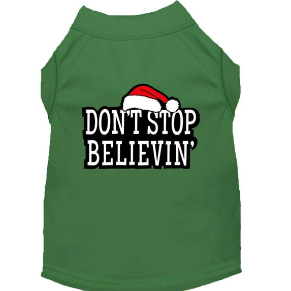 Don't Stop Believin' Screenprint Shirts Emerald Green XL (16)