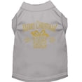 thumbnail image 1 of Christmas Screenprinted Dog Shirt, "Golden Christmas Present", 1 of 11