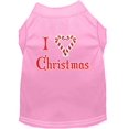 thumbnail image 1 of Christmas Screenprinted Dog Shirt, "I Heart Christmas", 1 of 11