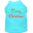 thumbnail image 1 of Christmas Screenprinted Dog Shirt, "Merry Christmas", 1 of 10