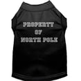 thumbnail image 1 of Christmas Screenprinted Dog Shirt, "Property Of North Pole", 1 of 11