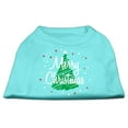 thumbnail image 1 of Christmas Screenprinted Dog Shirt, "Scribble Merry Christmas", 1 of 9