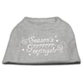 thumbnail image 1 of Seasons Greetings Screen Print Shirt Grey S (10), 1 of 11