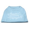 thumbnail image 1 of Seasons Greetings Screen Print Shirt Baby Blue XS (8), 1 of 10
