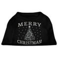 thumbnail image 1 of Christmas Screenprinted Dog Shirt, "Shimmer Christmas Tree", 1 of 11