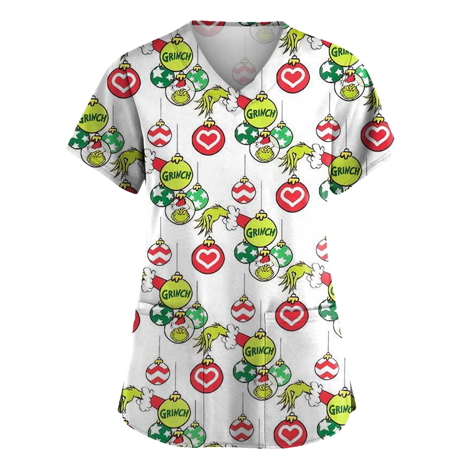 Christmas Scrubs Tops for Women, Women
