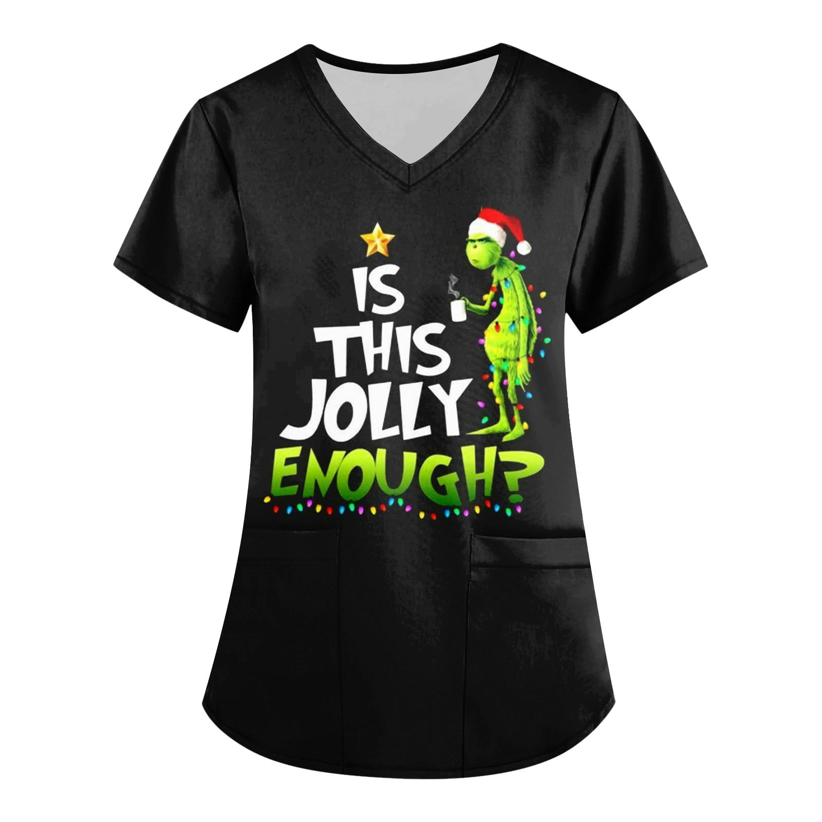 Christmas Scrubs Tops for Women, Women