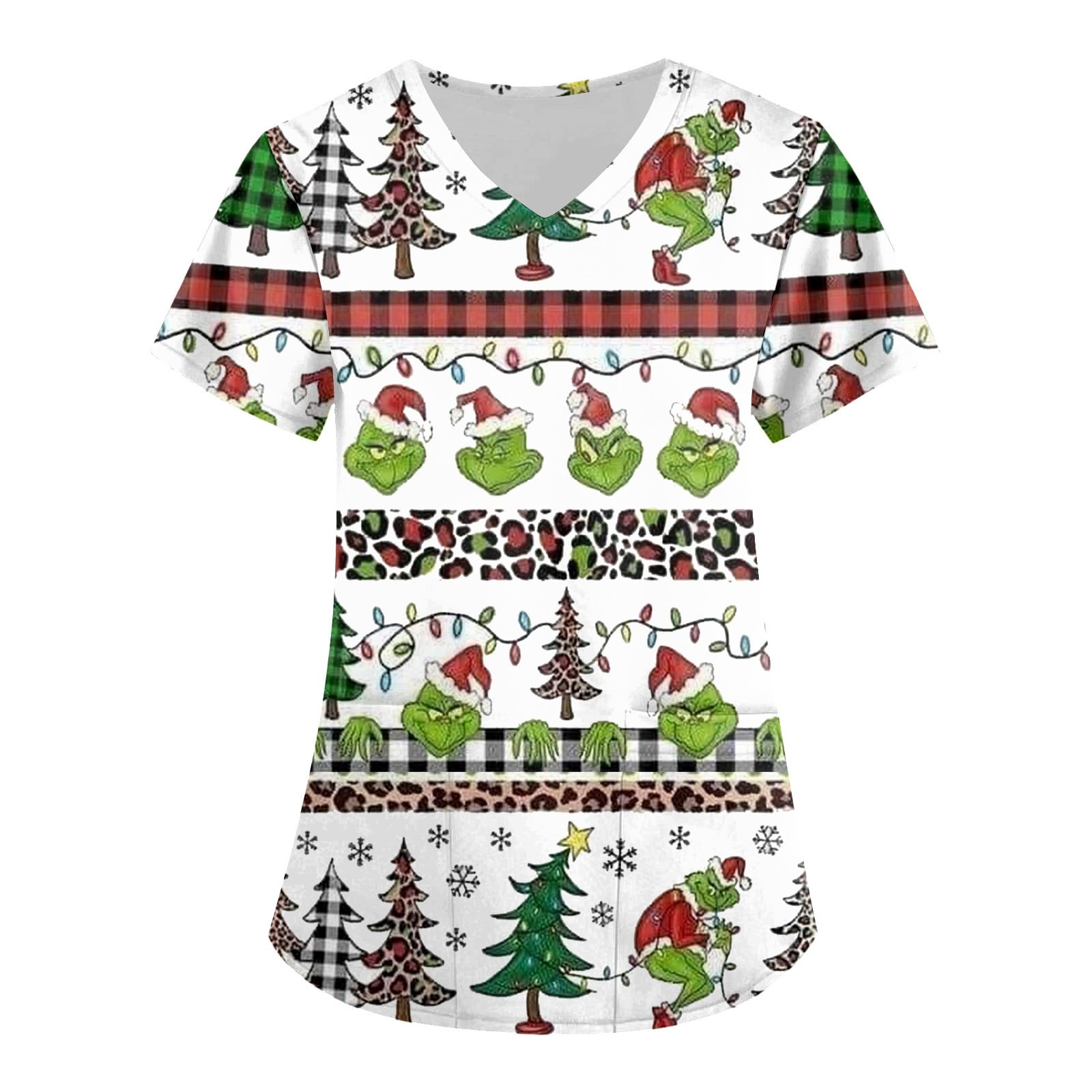 Christmas Scrubs Tops for Women, Women