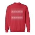 thumbnail image 1 of Christmas Seamless Pattern Sweatshirt Men - Men Sweatshirt, Red, 4XL, 1 of 4