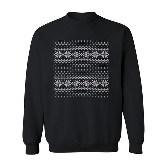 Christmas Seamless Pattern Sweatshirt Men -Image by Shutterstock, Male 4X-Large