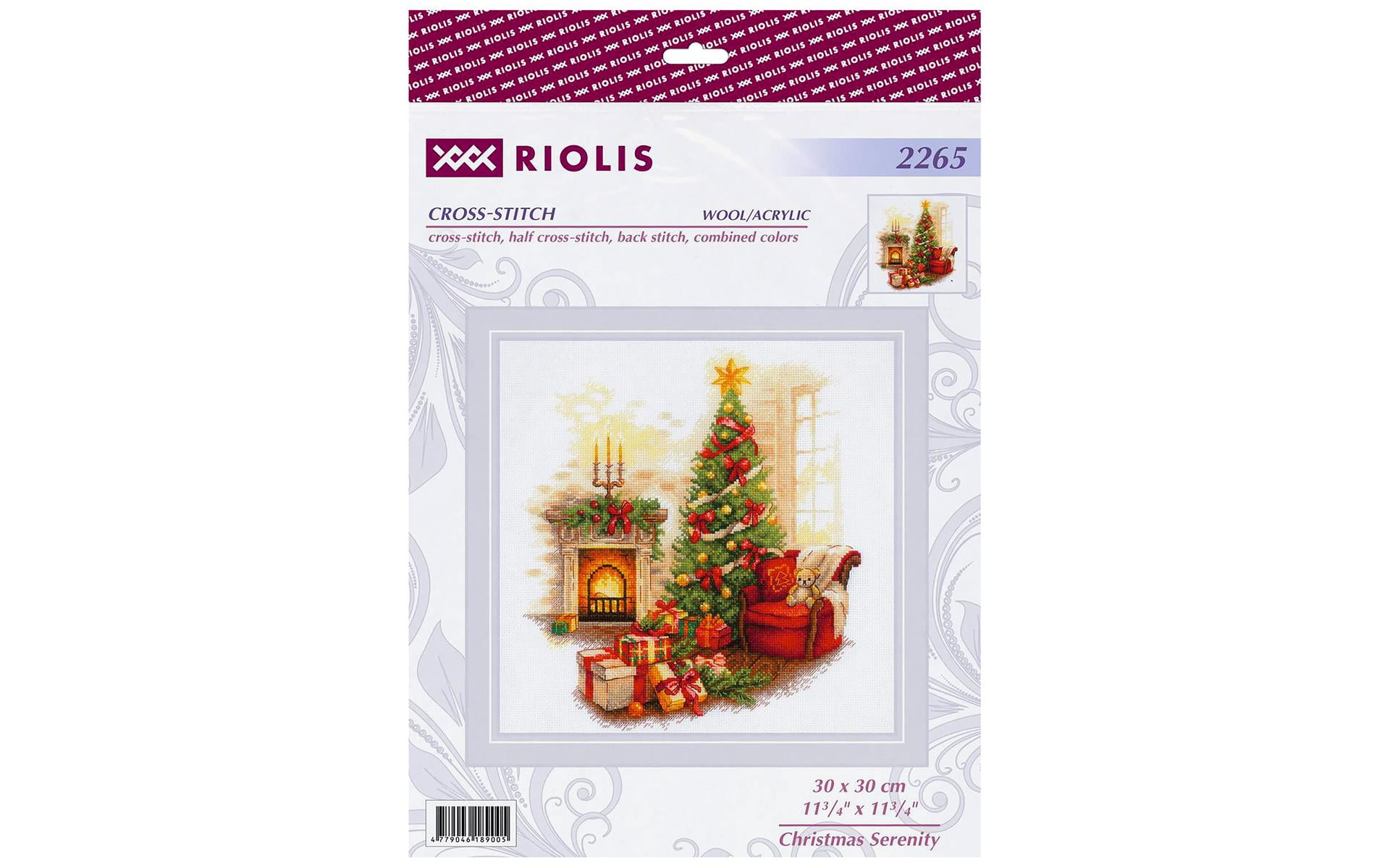 RIOLIS Counted Cross Stitch Kit 11.75"X11.75"-Christmas Serenity