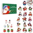 thumbnail image 1 of Christmas Series Christmas 24 Countdown Calendar Box Snowman Surprise Box, 1 of 3