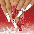 thumbnail image 1 of Christmas Series Nail Stickers Full Cover Fashion Decals Transfer Designs Holiday Accessories for Women Girls DIY Manicure, 1 of 6
