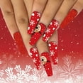 thumbnail image 1 of Christmas Series Nail Stickers Full Nail Nail Accessories Decoration Transfer 14 Finger Fashion Stickers Unique for, 1 of 6