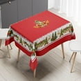 Christmas Series Printed Tablecloth Waterproof and Oil Resistant