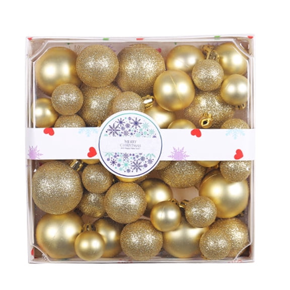 Christmas Set Decorations, Pack of 44pcs Pendant Ornament for Tree Ornament Home Decorating Supplies