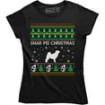 thumbnail image 1 of Christmas Shar Pei Animal Lover Pet Rescue Dog Owner Women's Ugly T-Shirt, 1 of 4