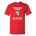 thumbnail image 1 of Christmas Shark Doo Doo Doo Funny DT Adult T-Shirt Tee, 1 of 2