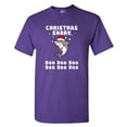 thumbnail image 1 of Christmas Shark Doo Doo Doo Funny DT Adult T-Shirt Tee, 1 of 2
