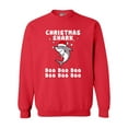 thumbnail image 1 of Christmas Shark Doo Doo Doo Funny DT Crewneck Sweatshirt, 1 of 2