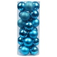 thumbnail image 1 of Christmas Shatterproof Ornaments,Plastic Bubbles Hanging Ornaments,Christmas Balls Small Hanging Pendants for Christmas Trees,Outdoor Ornaments Sets for Xmas Tree Party,Sky Blue,24 Pcs,1.18",3cm, 1 of 7