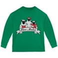 thumbnail image 1 of Christmas Sheep Feliz Fleece Navidad Toddler Long Sleeve T Shirt Green 2T, 1 of 1