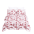 thumbnail image 1 of Christmas Sheets Queen, Soft Brushed Microfiber Bed Sheet Set, 16 Inches Deep Pocket Fitted Sheet, 1 of 3