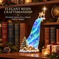 thumbnail image 1 of Christmas Shelf-Edge Lighted Scene Decor, Glowing Holiday Shelf Display for Christmas, Magical Waterfall String Light Christmas Tabletop & Bookshelf Decor for Cabinet & Fireplace (D), 1 of 6