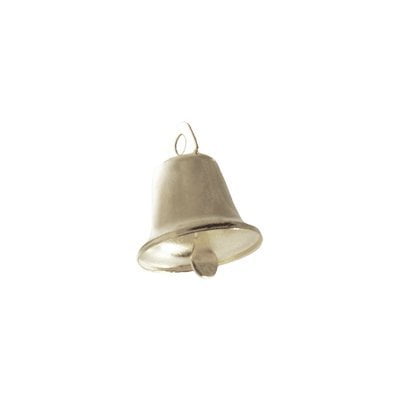 Christmas Shining Liberty Bells Gold or Silver (Silver, 16 mm - 12 pcs)