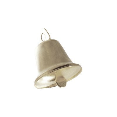 Christmas Shining Liberty Bells Gold or Silver (Silver, 32 mm - 5 pcs)