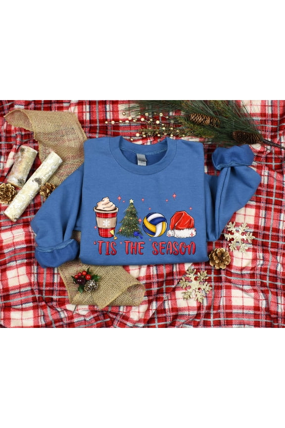 Christmas Shirt, This The Season, Volleyball Season Shirt, Volleyball Lover Shirt, Volleyball Sweatshirt, Christmas Volleyball Shirt, Merry Christmas Shirt, Xmas Sweatshirt