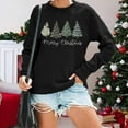 thumbnail image 1 of Christmas Shirt Womens Plaid Print Tree T Shirt - Xmas Long Sleeve Sweatshirt Holiday Shirts Tops, 1 of 3