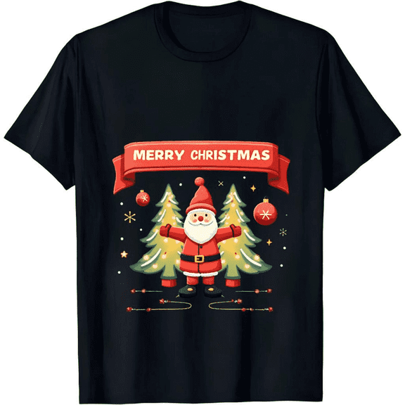 Christmas Shirt for Men – Funny Holiday Graphic Tee, Merry Festive T-Shirt Gift