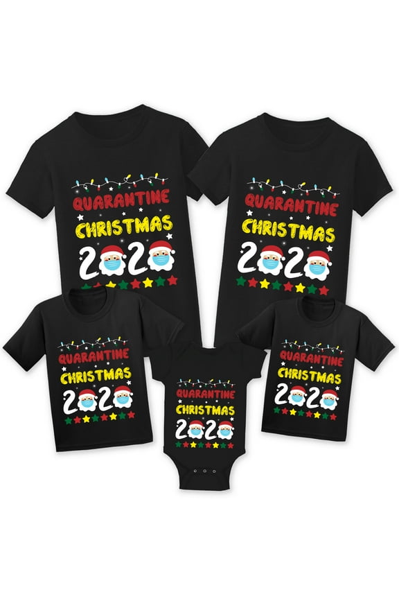 Christmas Shirts for Family - Funny 2020 Christmas Tshirt for Matching Family Set Women Men Kid Toddler Baby