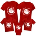 thumbnail image 1 of Christmas Shirts for Family - Funny Santa Christmas Tshirt for Matching Women Men Kid Toddler Baby - Don't Stop Believin', 1 of 3