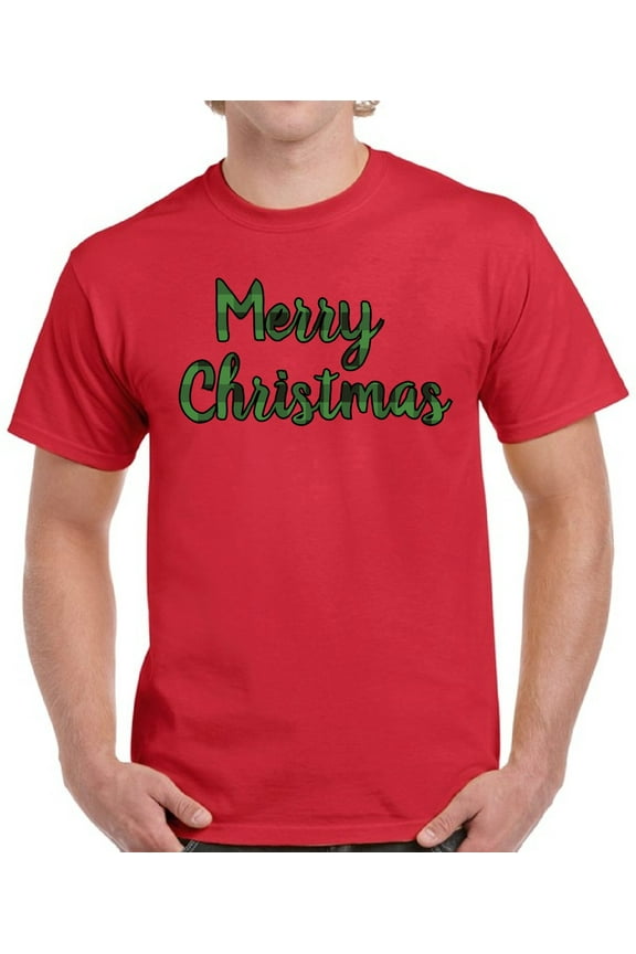 Christmas Shirts for Men Merry Christmas - S M L XL 2XL 3XL 4XL 5XL Xmas Graphic Tee - Shirts Christmas Party Men T-Shirt Top Gift