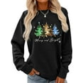 thumbnail image 1 of Christmas Shirts for Women: Merry and Bright Sweatshirt Long Sleeve Christmas Tree Shirt Christmas Vacation Shirt, 1 of 5