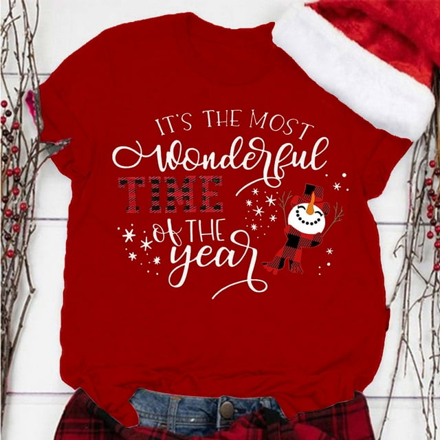 Christmas Shirts for Women, Red Christmas Gifts, It's The Most