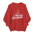 thumbnail image 1 of Christmas Shirts for Women Xmas Christmas Tree Print Sweatshirt Crew Neck Pullover Sweater Blouses Comfort Casual Fleece Xmas Holiday Top, 1 of 6